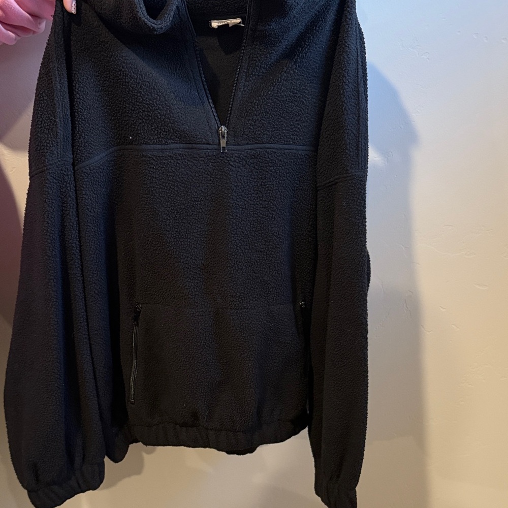 Black Fleece Quarter-Zip Pullover